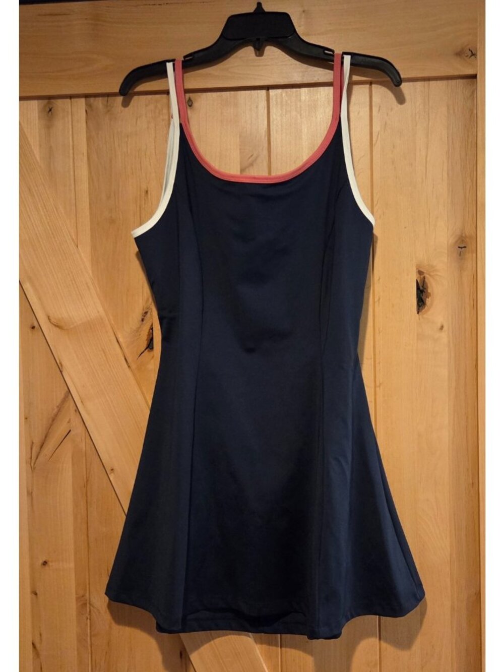Sincerely Jules Active Size XL Navy Solid Tank Dress Scoop Neck Short Athleisure
